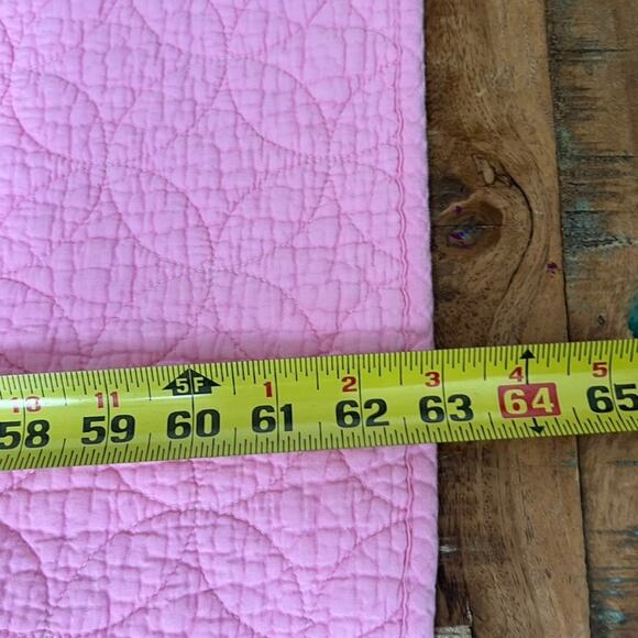 Cozy Line Home Fashions Quilt Twin Bedspread Cotton Pink Floral Reversible - Picture 15 of 15